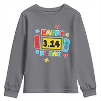 Funny Pi Day Youth Sweatshirt Video Game Gamer Math Kids Boys Men