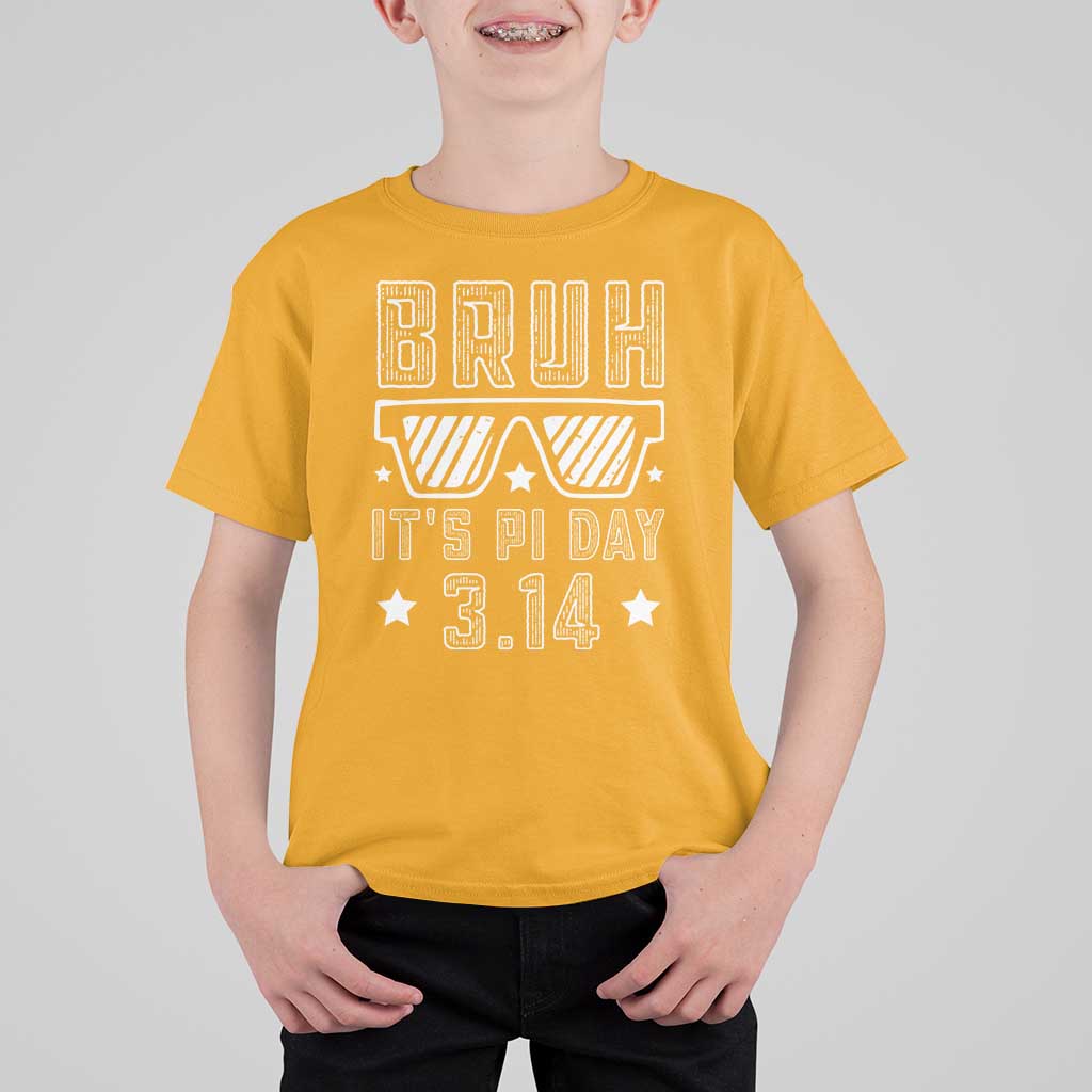 Funny Pi Day T Shirt For Kid Bruh It's Pi Day Math Lover