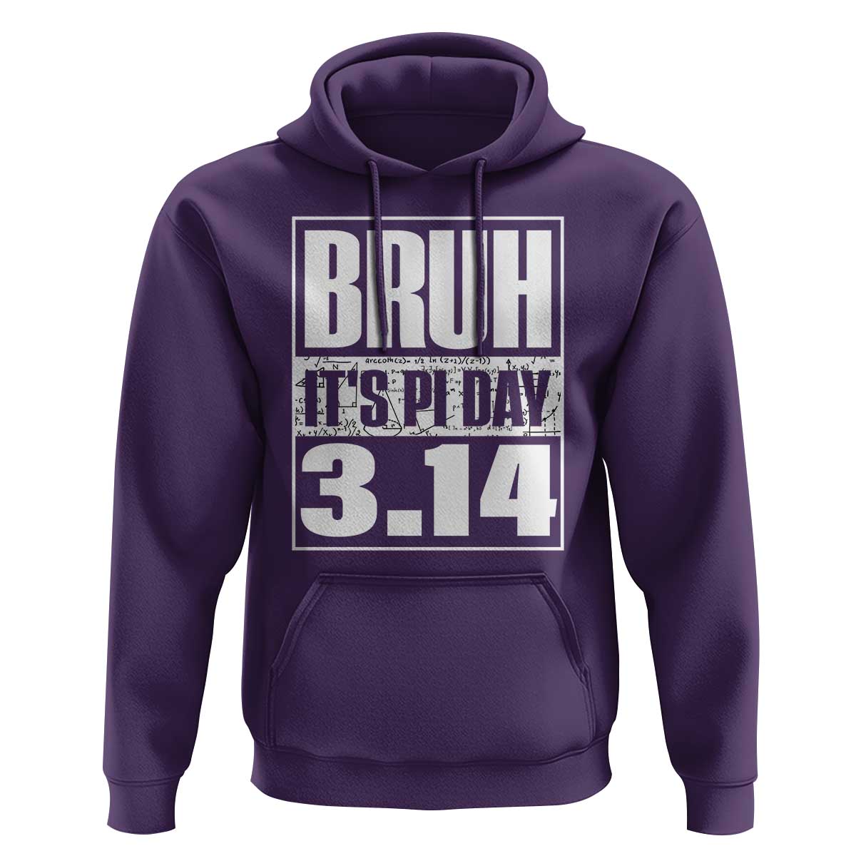 Funny Pi Day Hoodie Bruh It's Pi Day 3,14 Math Lover