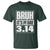 Funny Pi Day T Shirt Bruh It's Pi Day 3,14 Math Lover