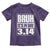 Funny Pi Day Toddler T Shirt Bruh It's Pi Day 3,14 Math Lover