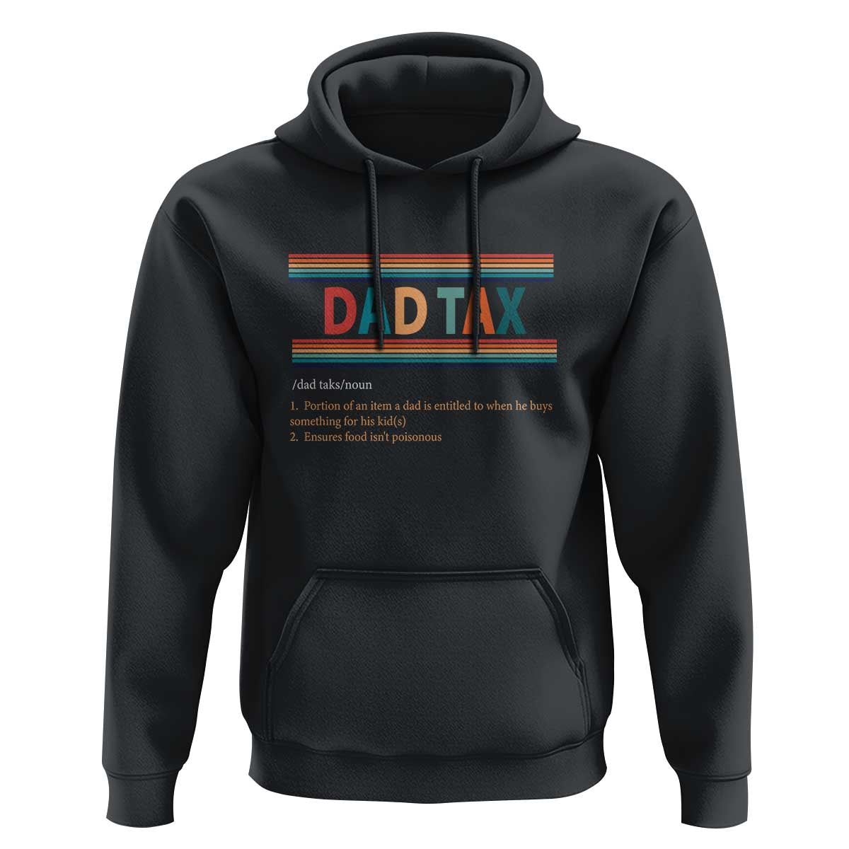 Funny Dax Tax Definition Hoodie Retro Father's Day - Wonder Print Shop