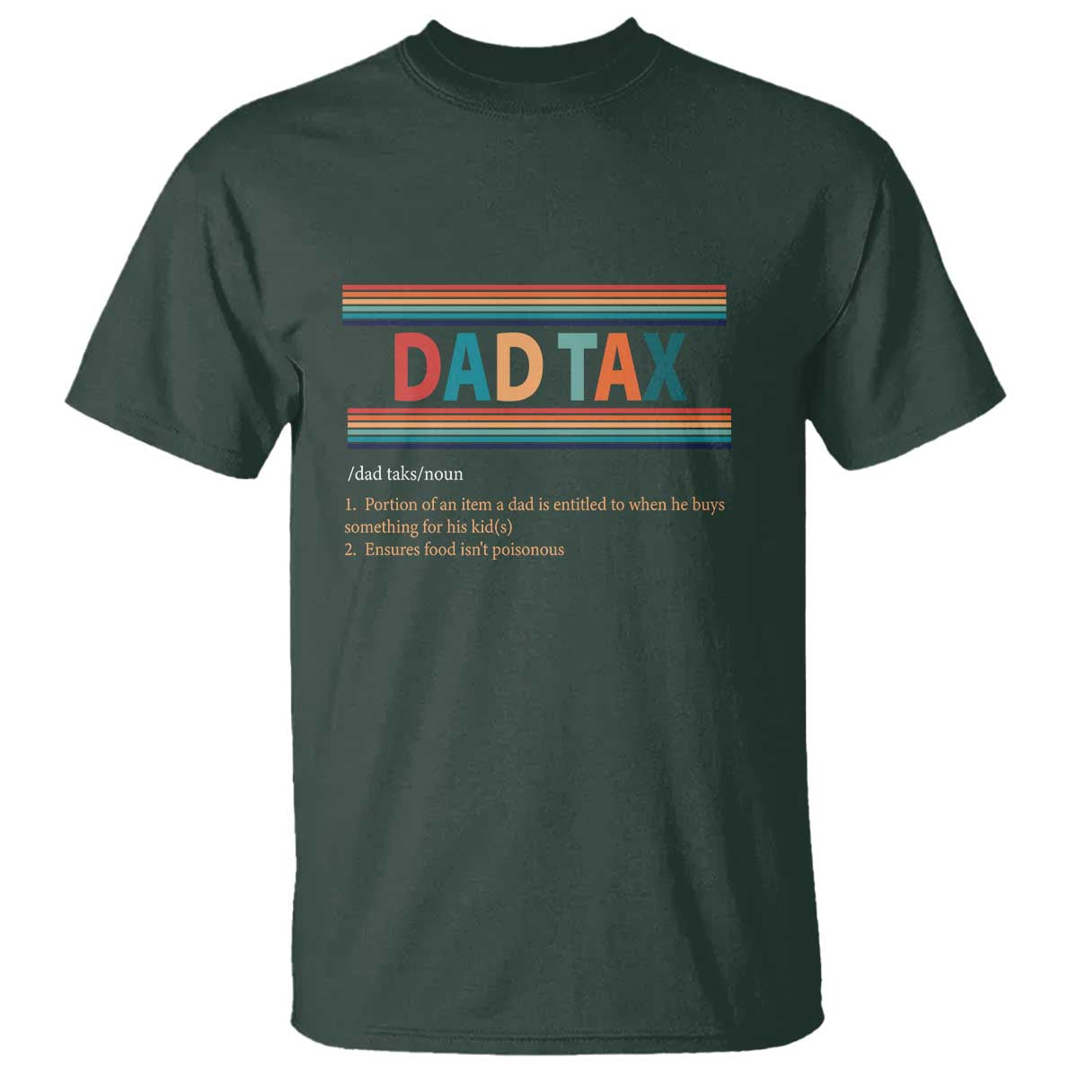Funny Dax Tax Definition T Shirt Retro Father's Day - Wonder Print Shop