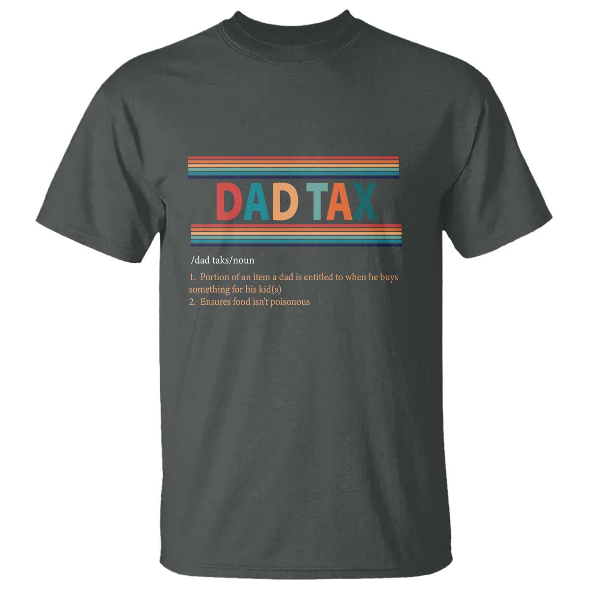 Funny Dax Tax Definition T Shirt Retro Father's Day - Wonder Print Shop