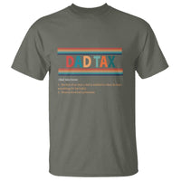 Funny Dax Tax Definition T Shirt Retro Father's Day - Wonder Print Shop