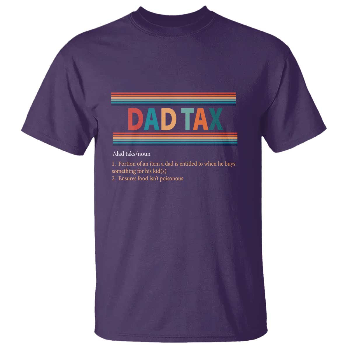 Funny Dax Tax Definition T Shirt Retro Father's Day - Wonder Print Shop