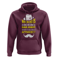When Does A Joke Become A Dad Joke Funny Father's Day Pun Hoodie - Wonder Print Shop