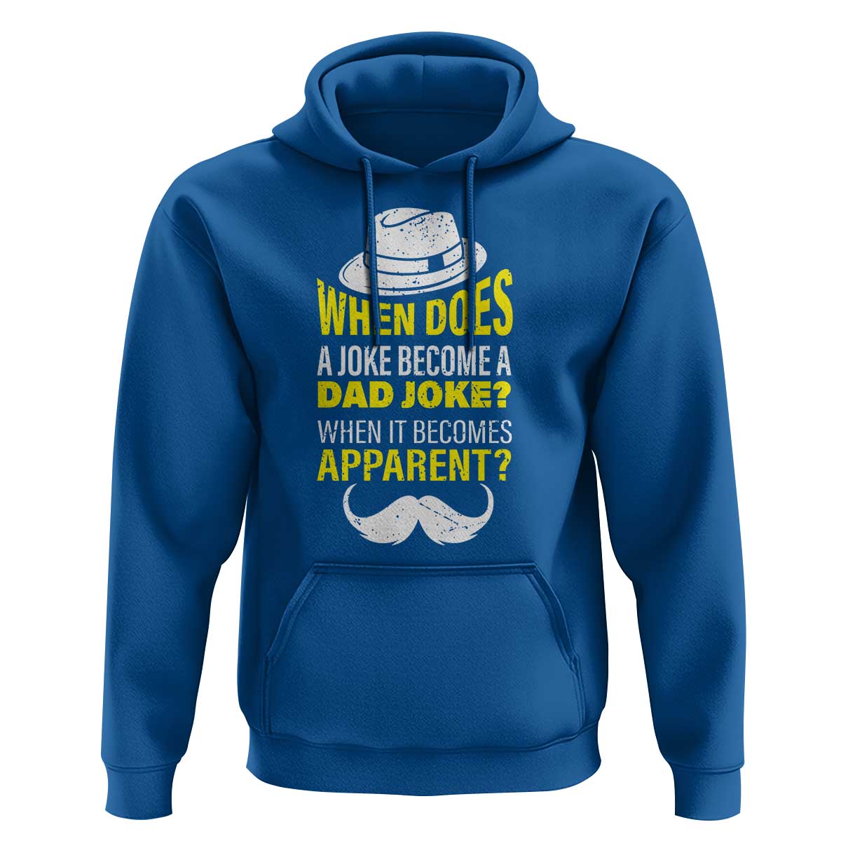 When Does A Joke Become A Dad Joke Funny Father's Day Pun Hoodie - Wonder Print Shop