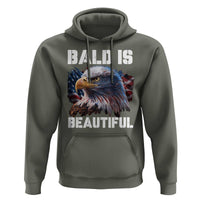 American Eagle Bald Is Beautiful Hoodie - Wonder Print Shop