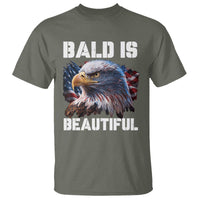 American Eagle Bald Is Beautiful T Shirt - Wonder Print Shop