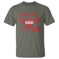 Funny 4th Of July T Shirt Can't Spell Sausage Without USA - Wonder Print Shop