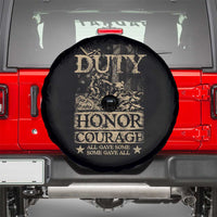 Veteran Spare Tire Cover Duty Honor Courage Patriotic American Flag