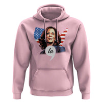 Comma La Harris Hoodie American Flag President 2024 - Wonder Print Shop