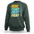 Here Fishy Fisherman Fishing Sport Angler Sweatshirt - Wonder Print Shop