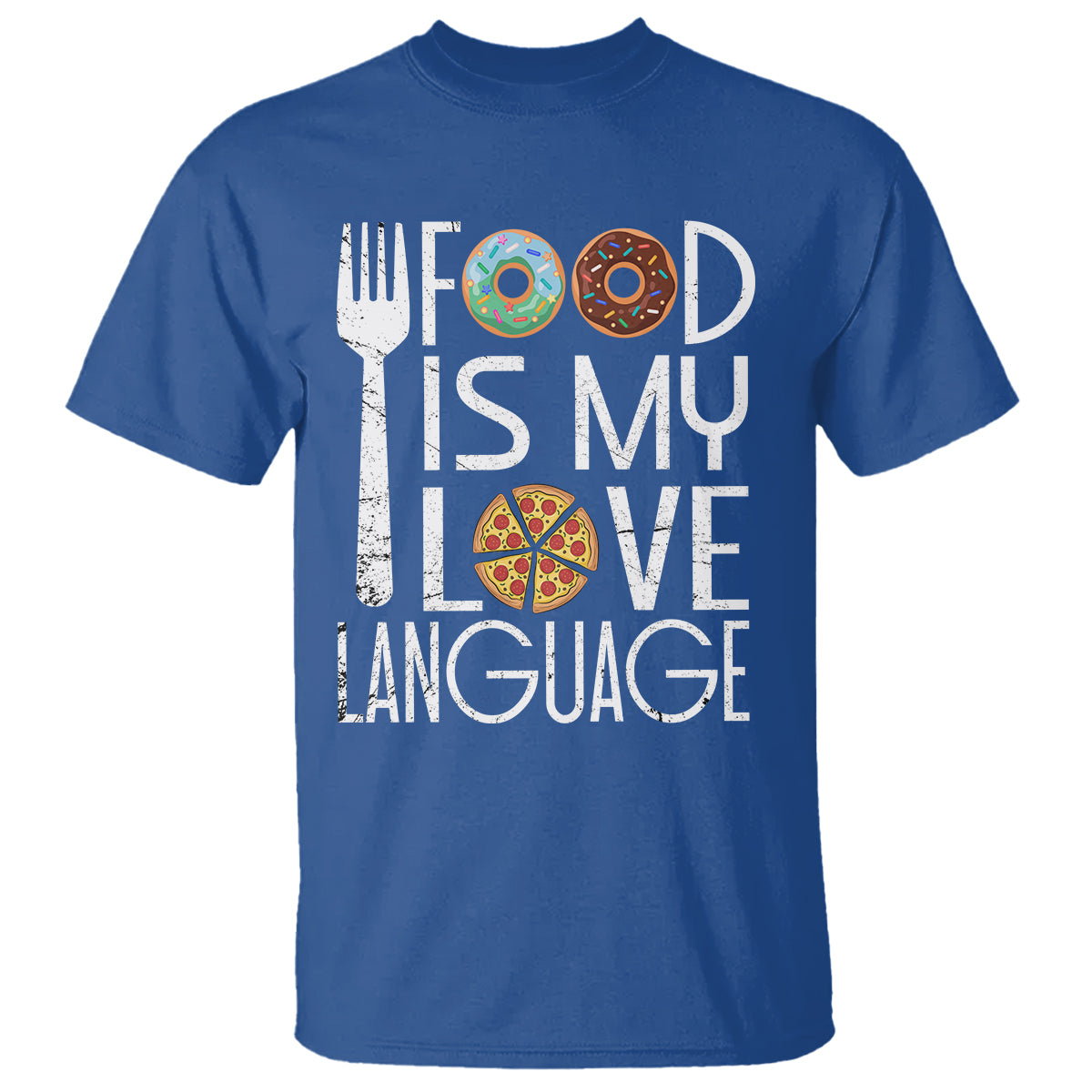 Food Is My Love Language Foodie Food Lover Chef Cooking T Shirt - Wonder Print Shop