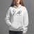 Pretty White Ribbon Butterfly Lung Cancer Awareness Hoodie - Wonder Print Shop