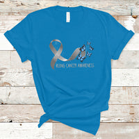 Pretty White Ribbon Butterfly Lung Cancer Awareness T Shirt - Wonder Print Shop