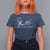 Pretty White Ribbon Butterfly Lung Cancer Awareness T Shirt For Women - Wonder Print Shop