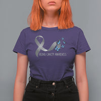 Pretty White Ribbon Butterfly Lung Cancer Awareness T Shirt For Women - Wonder Print Shop