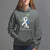Pretty White Ribbon Bird Lung Cancer Awareness Hoodie - Wonder Print Shop