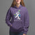 Pretty White Ribbon Bird Lung Cancer Awareness Hoodie - Wonder Print Shop