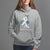 Pretty White Ribbon Bird Lung Cancer Awareness Hoodie - Wonder Print Shop