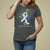 Pretty White Ribbon Bird Lung Cancer Awareness T Shirt For Women - Wonder Print Shop