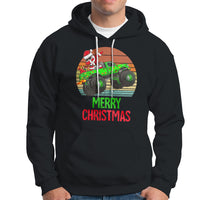 Merry Christmas Santa Monster Truck Dabbing Hoodie - Wonder Print Shop