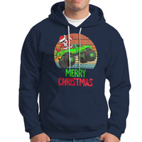 Merry Christmas Santa Monster Truck Dabbing Hoodie - Wonder Print Shop