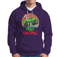 Merry Christmas Santa Monster Truck Dabbing Hoodie - Wonder Print Shop