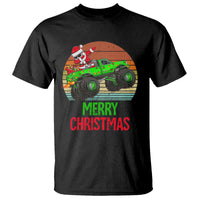 Merry Christmas Santa Monster Truck Dabbing T Shirt - Wonder Print Shop