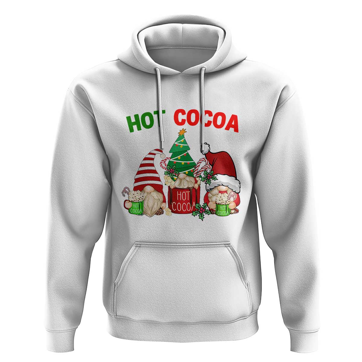 Hot Cocoa Gnomes Drink Hot Chocolate Watch Christmas Movies Hoodie