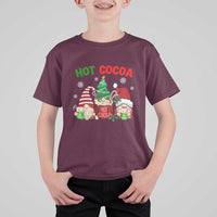 Hot Cocoa Gnomes Drink Hot Chocolate Watch Christmas Movies T Shirt For Kid - Wonder Print Shop