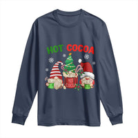 Hot Cocoa Gnomes Drink Hot Chocolate Watch Christmas Movies Long Sleeve Shirt
