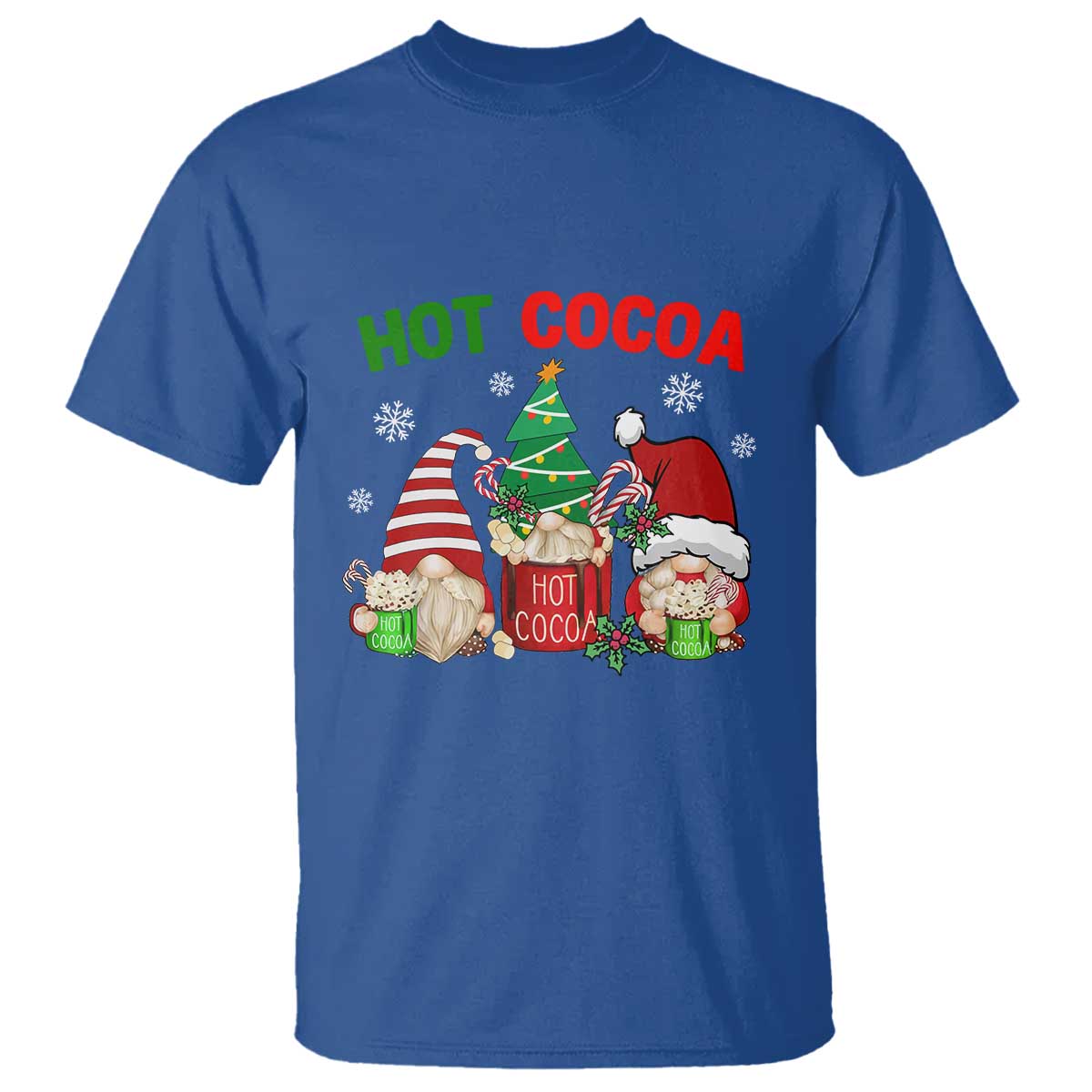 Hot Cocoa Gnomes Drink Hot Chocolate Watch Christmas Movies T Shirt - Wonder Print Shop