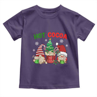 Hot Cocoa Gnomes Drink Hot Chocolate Watch Christmas Movies Toddler T Shirt
