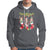 Christmas Hoodie Guinea Pig In Xmas Socks Cute Santa Hat - Wonder Print Shop