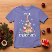 Mele Kalikimaka Hawaiian Christmas Tree Tropical Flower T Shirt - Wonder Print Shop