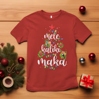Mele Kalikimaka Hawaiian Christmas Tree T Shirt - Wonder Print Shop
