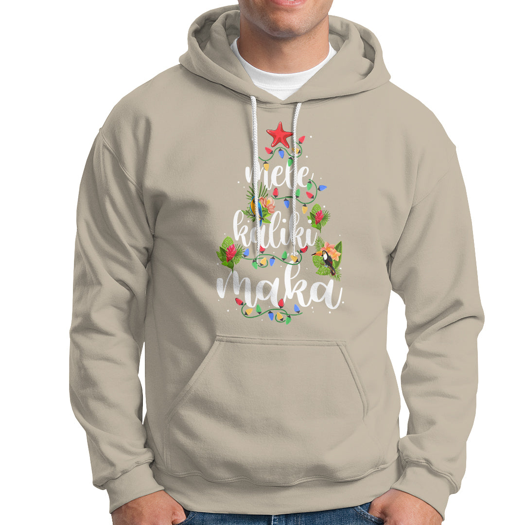 Mele Kalikimaka Hawaiian Christmas Tree Hoodie - Wonder Print Shop