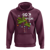 Christmas In Hawaii Hoodie Deck the Palms Xmas Tree