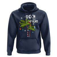 Christmas In Hawaii Hoodie Deck the Palms Xmas Tree