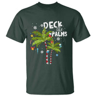 Christmas In Hawaii T Shirt Deck the Palms Xmas Tree - Wonder Print Shop