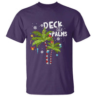 Christmas In Hawaii T Shirt Deck the Palms Xmas Tree - Wonder Print Shop