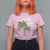 Christmas In Hawaii T Shirt For Women Deck the Palms Xmas Tree - Wonder Print Shop