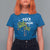 Christmas In Hawaii T Shirt For Women Deck the Palms Xmas Tree - Wonder Print Shop
