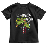 Christmas In Hawaii Toddler T Shirt Deck the Palms Xmas Tree