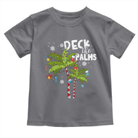 Christmas In Hawaii Toddler T Shirt Deck the Palms Xmas Tree