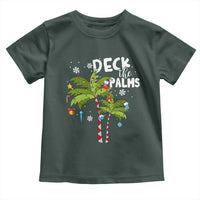 Christmas In Hawaii Toddler T Shirt Deck the Palms Xmas Tree