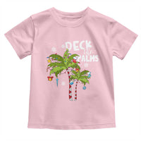 Christmas In Hawaii Toddler T Shirt Deck the Palms Xmas Tree